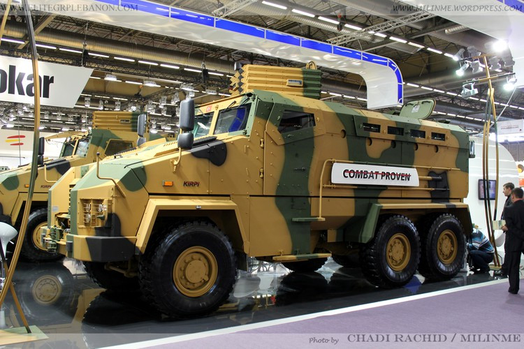 Một sự thật thú vị là Ankara đã viện trợ cho các nhóm vũ trang thân hữu tại tỉnh Idlib một số lượng rất nhỏ xe bọc thép kháng mìn (MRAP) BMC Kirpi.