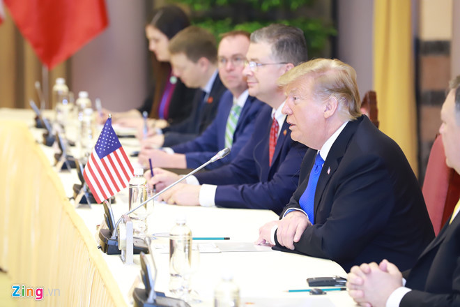 Truc tiep: Tong thong Donald Trump hoi dam Tong Bi thu, Chu tich nuoc Nguyen Phu Trong-Hinh-2