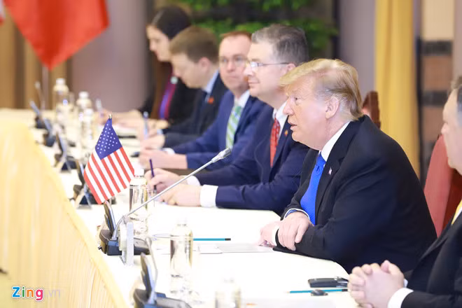 Truc tiep: Tong thong Donald Trump hoi dam Tong Bi thu, Chu tich nuoc Nguyen Phu Trong-Hinh-2