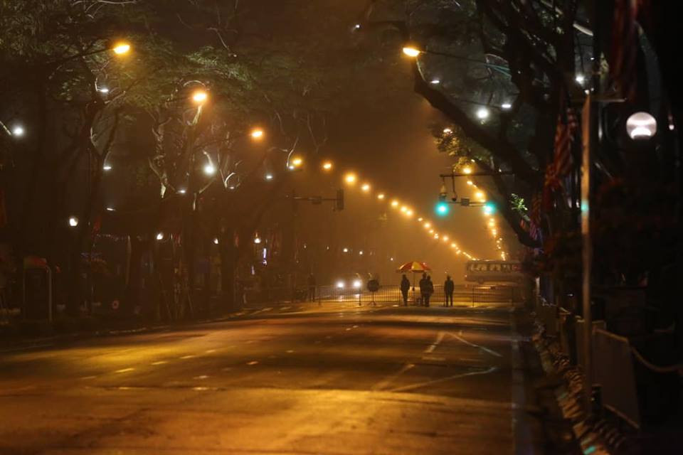 Đường phố tại Hà Nội đêm qua an ninh được thắt chặt chuẩn bị cho Hội nghị Thượng đỉnh Mỹ - Triều.