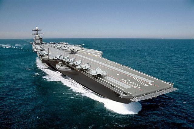 Tính đến thời điểm hiện tại, trong tổng số 11 tháng máy nâng vũ khí của tàu sân bay USS Gerald R. Ford chỉ có 2 chiếc có thể hoạt động. Ngoài ra, các quan chức Hải quân Mỹ còn thừa nhận, kế hoạch lắp đặt Thang máy Vũ khí Tiên tiến (AWE) trước đó liên tục bị trì hoãn sau 4 sự cố trong giai đoạn 2015-2017, khi các thang nâng "tự chuyển động một cách mất an toàn".