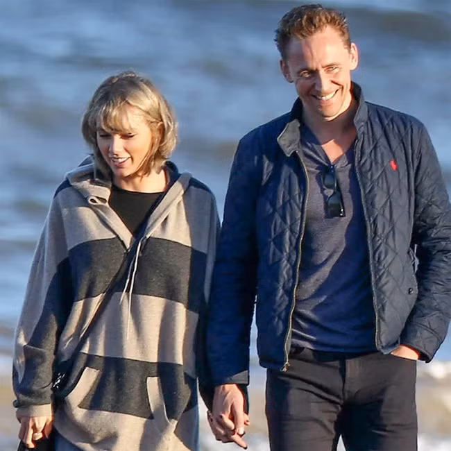 Mặc dù mối tình với Taylor Swift chỉ kéo dài 3 tháng, nhưng Tom Hiddleston và Taylor luôn được khen là một cặp đẹp đôi ở Hollywood, ít nhất là về mặt ngoại hình. (Ảnh: Popsugar)