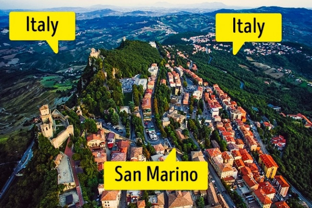  San Marino: Cộng hòa San Marino là một quốc gia miền núi được bao quanh bởi Ý. Đây là quốc gia nhỏ thứ 5 trên thế giới và nhỏ thứ 3 ở châu Âu. Đất nước này có một lịch sử phong phú và được coi là một trong những nước cộng hòa lâu đời nhất trên thế giới. Cảnh quan đồi núi của San Marino và các đường phố và tòa nhà cổ điển châu Âu cổ điển tạo nên một bầu không khí tuyệt vời.