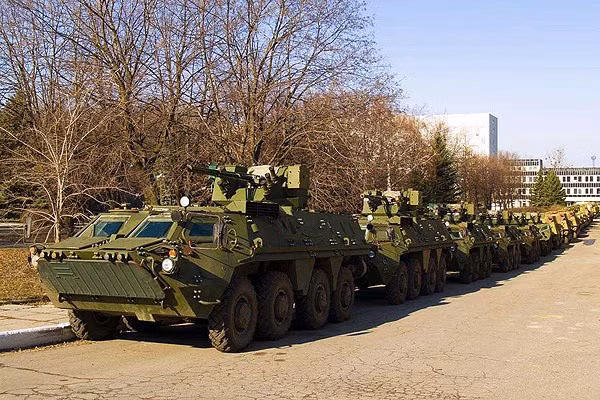 Việc sản xuất xe BTR-4 APC bắt đầu vào năm 2008. Ảnh: Kharkiv Morozov.
