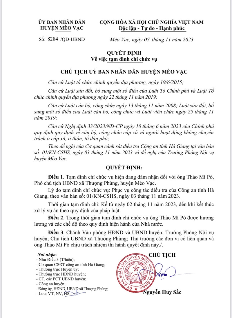 Phó Chủ tịch xã ở Hà Giang đi săn thú, bắn chết người - Hình 2 Pho Chu tich xa o Ha Giang di san thu, ban chet nguoi-Hinh-2
