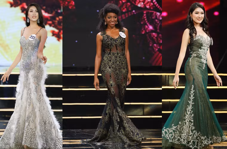 Trước đó, các thí sinh đã trải qua vòng thi vấn đáp mặt mộc trước ban giám khảo để ban giám khảo đánh giá thí sinh khách quan hơn. 