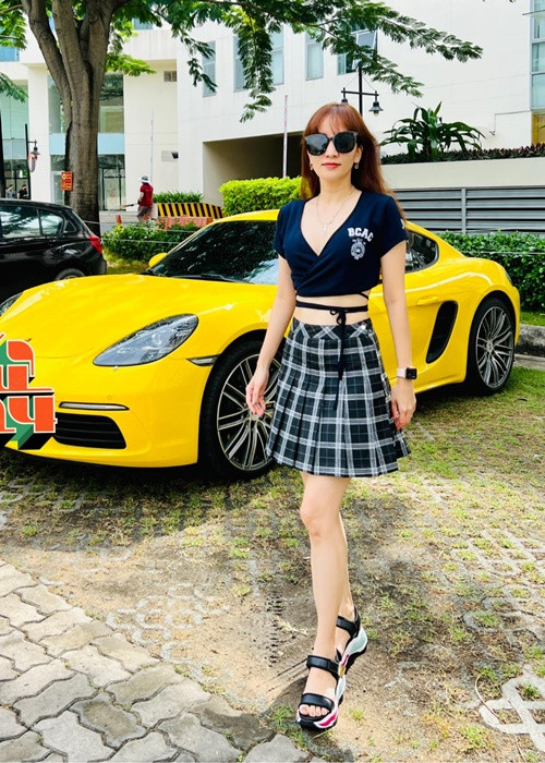 Khánh Thi đã lấy lại được trạng thái cân bằng trong cuộc sống.