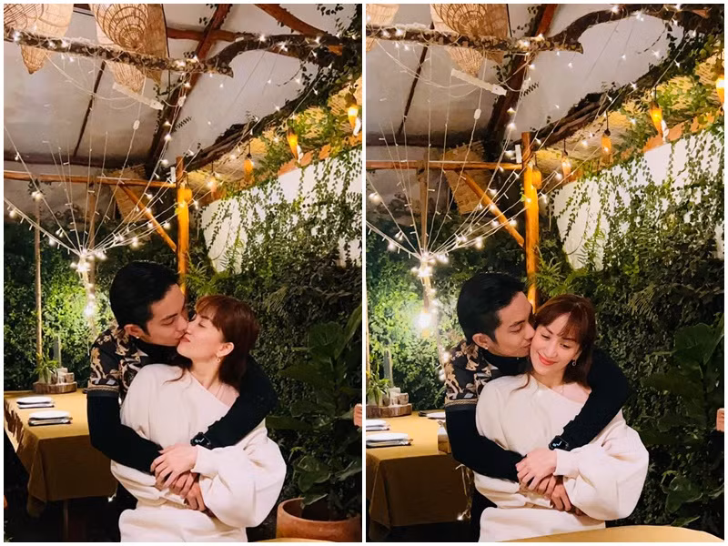 Trong 3 tháng qua, Khánh Thi liên tục đăng tải hình ảnh tình bể bình bên Phan Hiển.