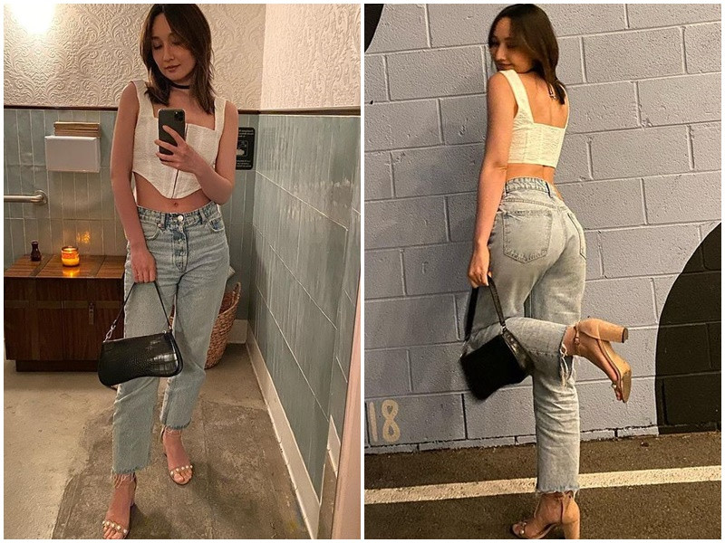 Con gái của Anh Quân ngày càng gợi cảm cùng với gu thời trang khá tinh tế.
