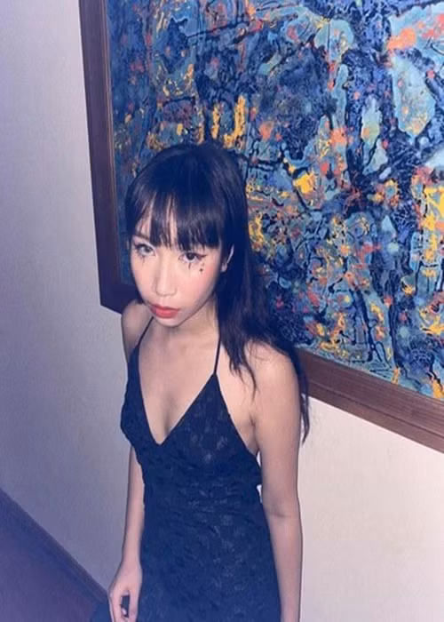 Mỹ Anh có khuôn mặt pha trộn giữa nét đẹp của bố và mẹ.