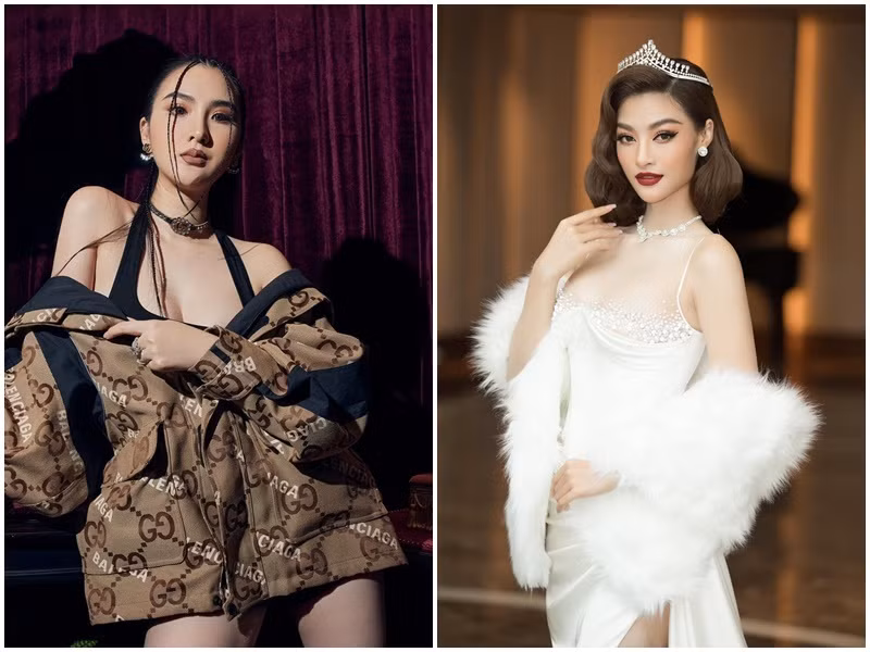 Ngọc Loan sinh năm 1993, hơn Kiều Loan 7 tuổi. Cả hai sở hữu gương mặt xinh đẹp, thân hình gợi cảm.