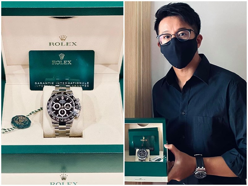 Matt Liu còn sở hữu bộ sưu tập đồng hồ tiền tỷ. Ảnh: FB Matt Liu