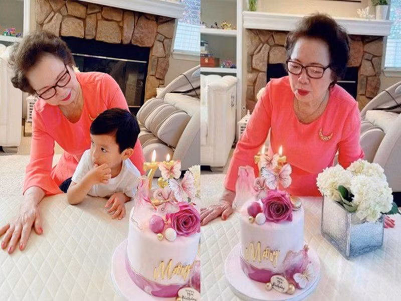 Phạm Hương còn khoe được mẹ chồng tương lai chiều nhất nhà từ mang dưa muối đến tặng nhẫn.