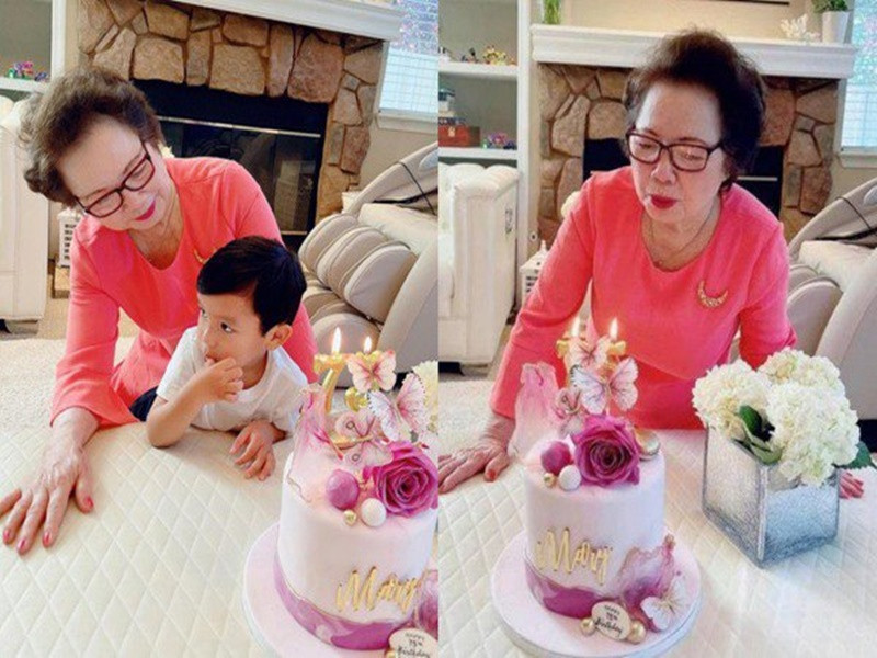 Phạm Hương còn khoe được mẹ chồng tương lai chiều nhất nhà từ mang dưa muối đến tặng nhẫn.