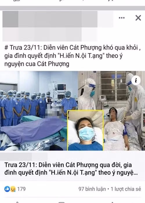 Đáng chú ý, mới đây, rộ tin đồn thất thiệt về sức khỏe của Cát Phượng. Nhanh chóng, nữ diễn viên lên tiếng phủ nhận tin đồn.