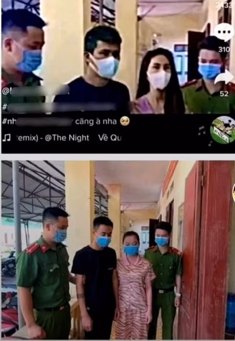 Trong tháng 10 vừa qua, mạng xã hội lan truyền thông tin Thủy Tiên bị bắt vì liên quan hoạt động từ thiện, kèm theo đó là hình ảnh Thủy Tiên- Công Vinh đi cùng cảnh sát. Tuy nhiên, cộng đồng mạng sau đó tìm được một bức ảnh có bối cảnh tương tự, chỉ khác khuôn mặt của 2 nhân vật bị cảnh sát áp giải. Từ đó, nhiều người nghi ngờ bức hình Công Vinh, Thủy Tiên đã được photoshop. Ảnh: Zing