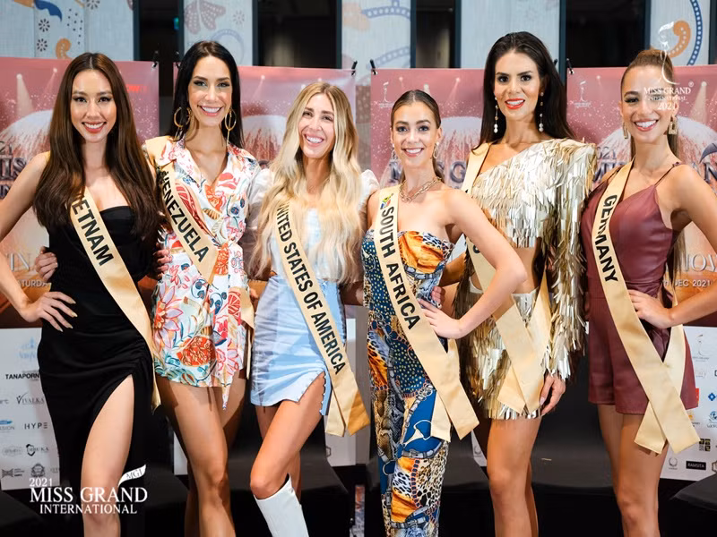 Thùy Tiên đến nay là một trong những thí sinh Hoa hậu Hòa bình Quốc tế 2021 có lượng fan đông đảo. Ảnh: Miss Grand International