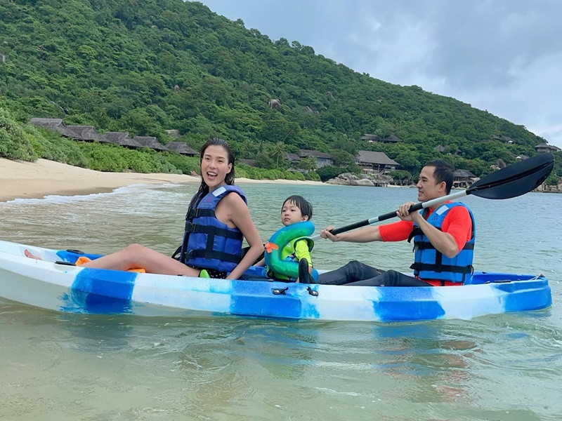 Cuộc sống của vợ chồng Thúy Diễm nay bình yên trở lại.