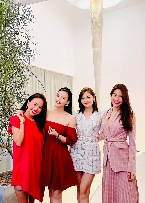 Diễn viên Lã Thanh Huyền gợi cảm không kém cạnh đàn em Diễm My, Thùy Anh.