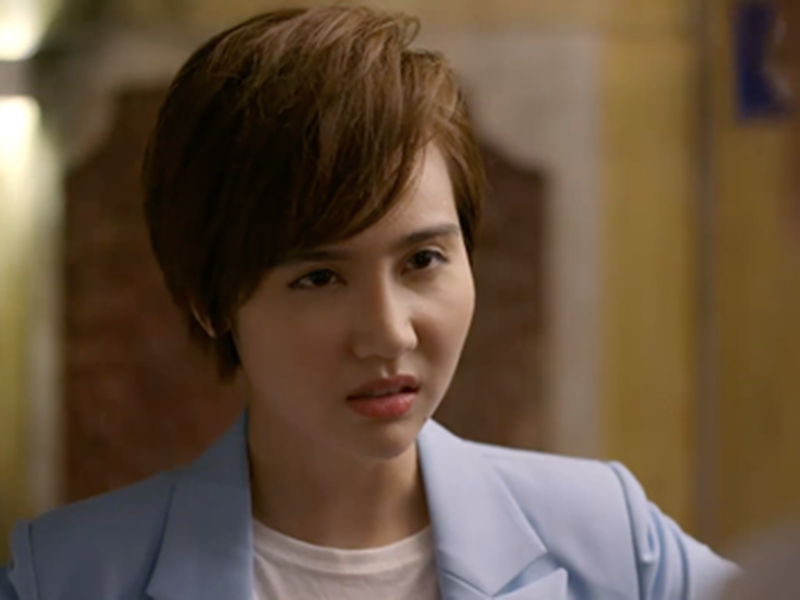 Trong 2 năm sau khi ly hôn, Huyền Lizzie góp mặt trong các bộ phim “Tình yêu và tham vọng” năm 2020 và “Thương ngày nắng về” sắp lên sóng. Ảnh: VTV