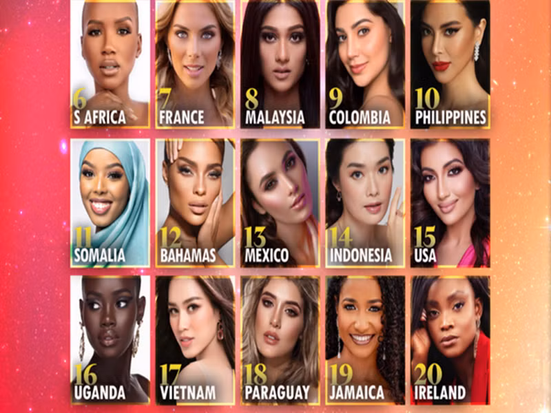 Ngoài đại diện Ấn Độ, nhiều đại diện khác cũng là đối thủ đáng gờm của Đỗ Thị Hà như: đại diện Venezuela, Ba Lan, Bờ Biển Ngà, Nam Phi, Pháp, Malaysia, Colombia, Philippines, Somalia, Bahamas, Mexico, Indonesia, Mỹ, Uganda. Nhiều khán giả Việt Nam đặt kỳ vọng Đỗ Thị Hà sẽ thể hiện tốt trong bán kết tài năng cũng như các phần thi khác để có cơ hội tiến sâu trong chung kết. Ảnh: Missosology