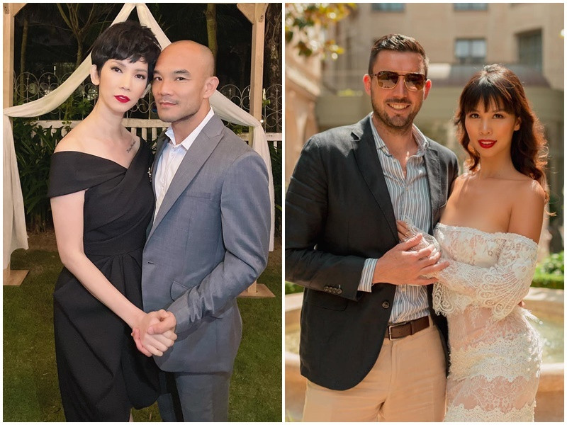 2 siêu mẫu Xuân Lan và Hà Anh đều đang có tổ ấm hạnh phúc. Ảnh: FB Xuân Lan, Hà Anh