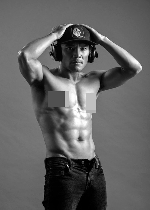 Ngọc Lâm sinh năm 1975, hơn Xuân Lan 3 tuổi. Anh sở hữu vẻ ngoài nam tính với body săn chắc. Ảnh: FB Ngọc Lâm