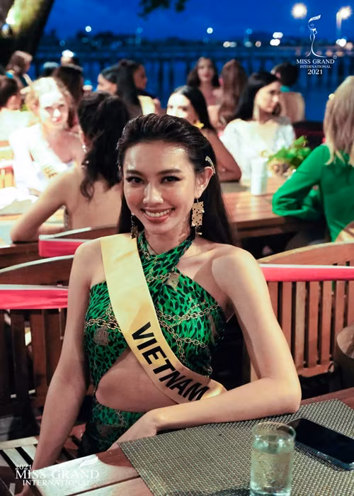 Trong những ngày qua, nhiều hình ảnh của Thùy Tiên đăng tải trên fanpage cuộc thi. Ảnh: Miss Grand International