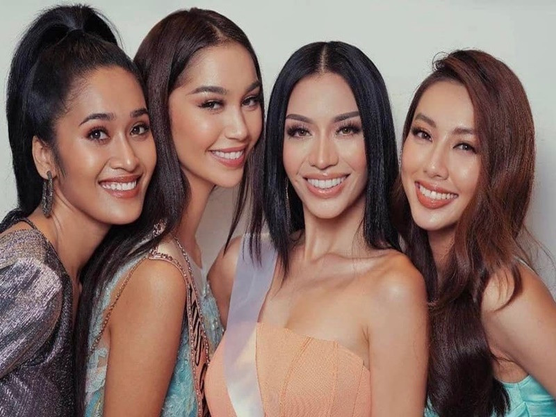 Đại diện Việt Nam tỏ ra năng động, tươi tắn trong các hoạt động. Ảnh: FB Thùy Tiên