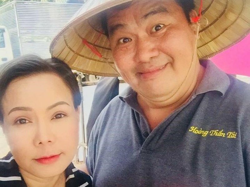 Năm 1994, Việt Hương và Hoàng Mập quen biết nhau khi cùng học ở trường Sân khấu điện ảnh. Ảnh: FB Hoàng Mập