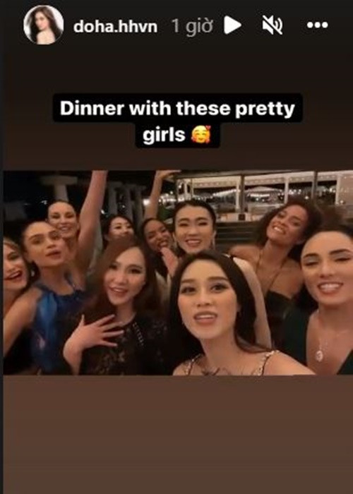 Mỗi khi đăng tải hình ảnh, chia sẻ clip, Đỗ Thị Hà sử dụng tiếng Anh. Ảnh: Instagram Đỗ Thị Hà