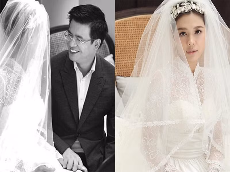 Quang Minh là biên tập viên rất kín tiếng về đời tư. Năm 2017, anh làm đám cưới với nhà văn Linh Lê. Ảnh: FB Linh Lê