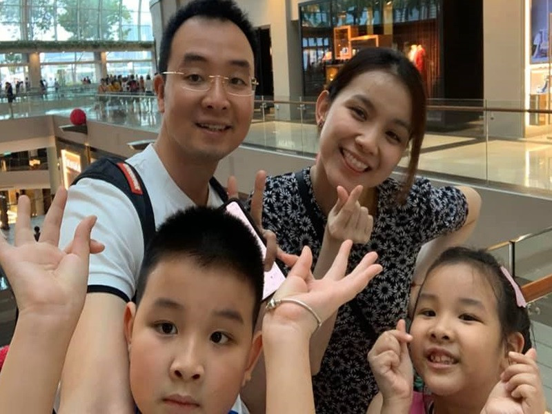 Thùy Lâm cho biết, cuộc sống của cô chỉ quanh ra quẩn vào với chồng con nhưng cô lại vô cùng mãn nguyện.