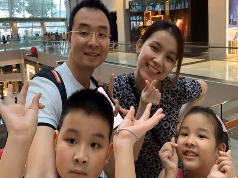 Thùy Lâm cho biết, cuộc sống của cô chỉ quanh ra quẩn vào với chồng con nhưng cô lại vô cùng mãn nguyện.