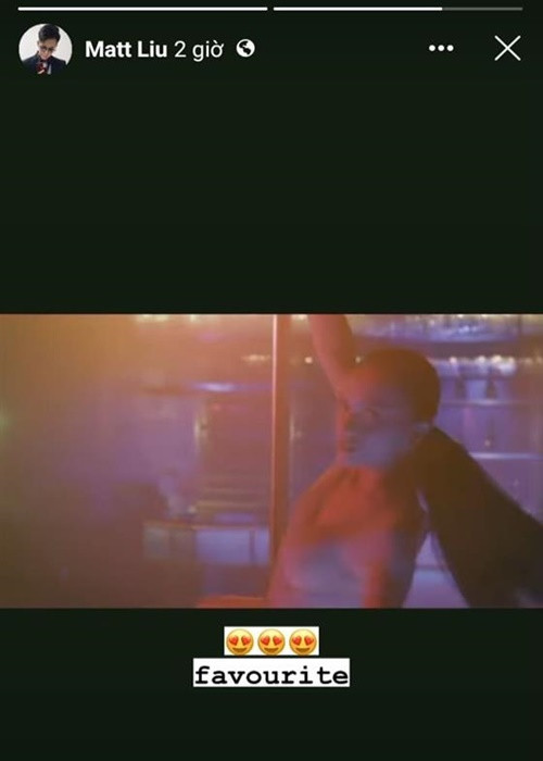 Mới đây, Matt Liu còn đăng tải clip Hương Giang múa. Ảnh: Vietnamnet