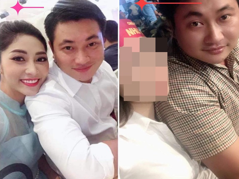 Phương Lê từng chia sẻ hình ảnh doanh nhân Phúc Thành bên Thu Thảo và một cô gái nghi là người thứ ba. Ảnh: FB Phương Lê
