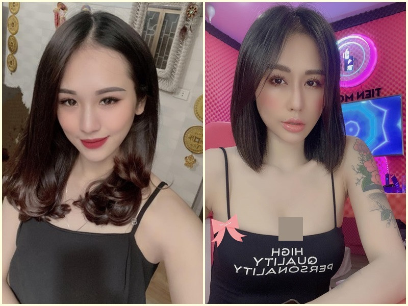 Phương Anh sinh năm 1999, kém Tiên Moon 11 tuổi. Ảnh: FB Tiên Moon, Phương Anh