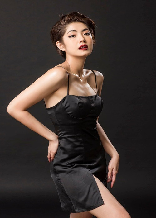 Đàm Phương Linh có vẻ ngoài cá tính, trẻ trung.