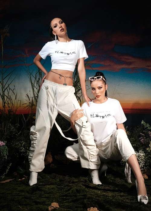 Hồi đầu năm 2021, bộ đôi mỹ nhân Việt kết hợp ra mắt thương hiệu thời trang riêng. Ảnh: FB Kỳ Duyên - Minh Triệu