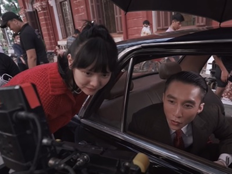 Trước khi bị đồn yêu Sơn Tùng M-TP, Hải Tú đóng cặp với nam ca sĩ trong MV "Chúng ta của hiện tại". Ảnh: Thể thao văn hóa