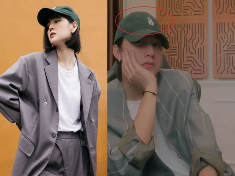 Từ tháng 1/2021, Hải Tú thừa nhận cô bắt đầu thích đội mũ. Ảnh: Saostar