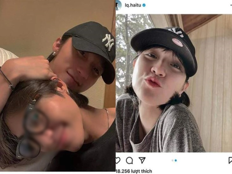 Hải Tú và Sơn Tùng M-TP không ít lần đội mũ đôi. Ảnh: Saostar