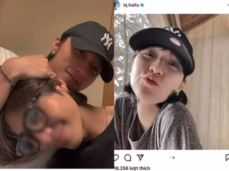 Hải Tú và Sơn Tùng M-TP không ít lần đội mũ đôi. Ảnh: Saostar