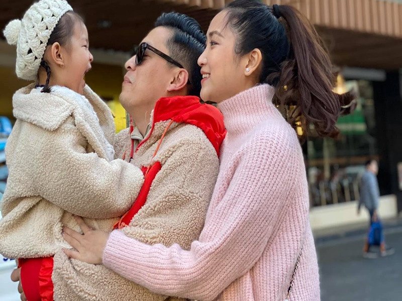 Lam Trường và Yến Phương làm đám cưới năm 2014. Hai người có một cô con gái chung. Ảnh: FB Lam Trường