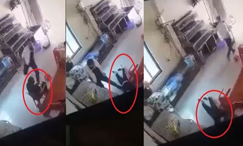 Clip hanh hung phu nu da man o Ha Noi: Nan nhan dang cap cuu