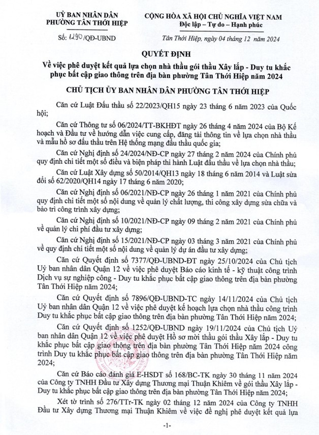 TP HCM: Thành Tân Thuận sẽ thực hiện khắc phục bất cập giao thông tại Tân Thới Hiệp TP HCM: Thanh Tan Thuan se thuc hien khac phuc bat cap giao thong tai Tan Thoi Hiep