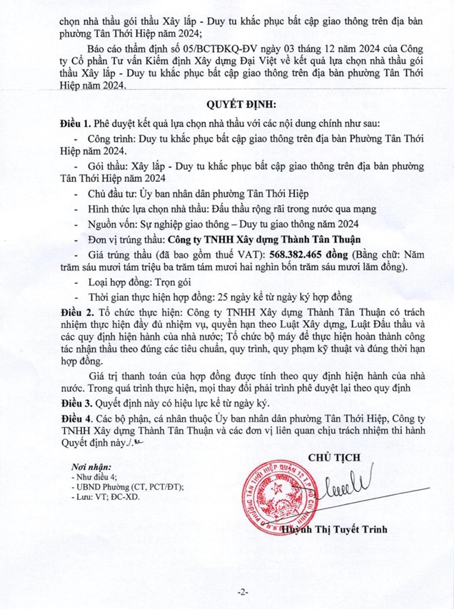 TP HCM: Thành Tân Thuận sẽ thực hiện khắc phục bất cập giao thông tại Tân Thới Hiệp - Hình 2 TP HCM: Thanh Tan Thuan se thuc hien khac phuc bat cap giao thong tai Tan Thoi Hiep-Hinh-2