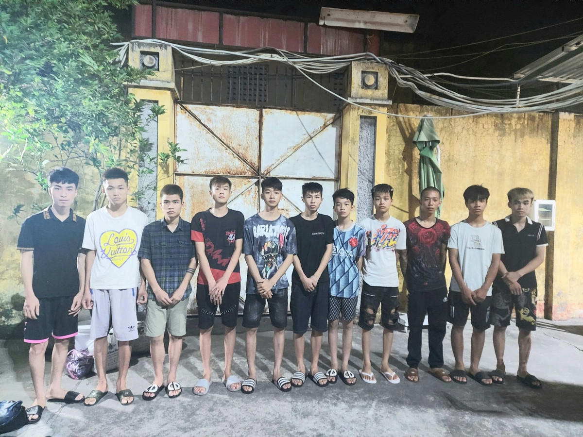 Bac Giang: Khoi to nhom doi tuong mang dao kiem tu tap danh nhau