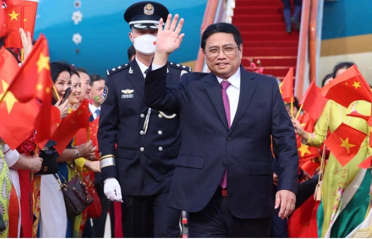 Thu tuong Pham Minh Chinh toi Trung Quoc du Hoi nghi WEF