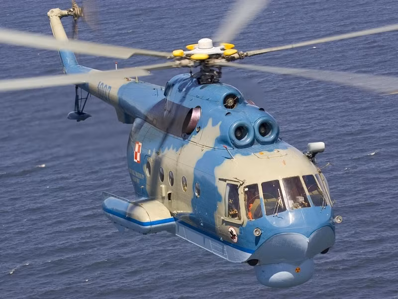 Hệ thống vũ khí của Mi-14 khá đa dạng khi nó có thể mang theo cả bom hạt nhân cỡ nhỏ có sức công phá 1kt, các loại ngư lôi dẫn đường săn ngầm hay bom chìm. Bên cạnh đó, vào những năm 1980, Liên Xô từng có ý định phát triển một dòng tên lửa chống hạm có thể triển khai trên những chiếc Mi-14 giúp biến dòng trực thăng này trở thành một sát thủ thực sự trên biển.Nguồn ảnh: English Russia